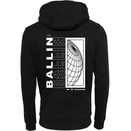 Ballin Est. 2013 Hoodies Backprint World Hoodie Zwart - Image 1