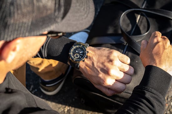 Rotorcraft Horloge Rock Chrono Zwart - Image 6