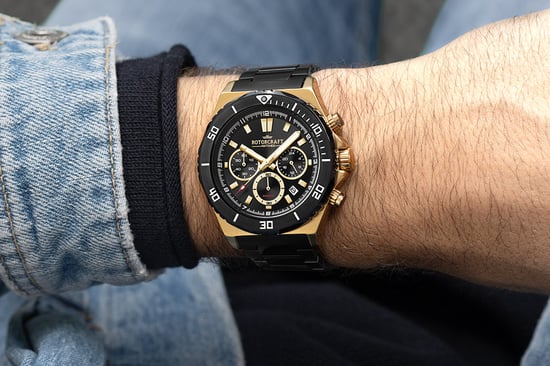 Rotorcraft Horloge Robusto Chrono Zwart - Image 4