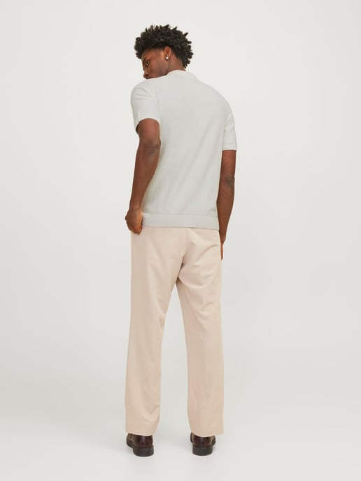 Jack & Jones Polo SS Sandri Knit Polo Wit - Image 4