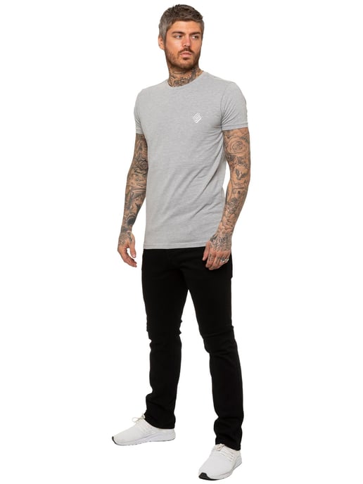 Enzo | Mens Straight Leg Stretch Denim Jeans - Image 6