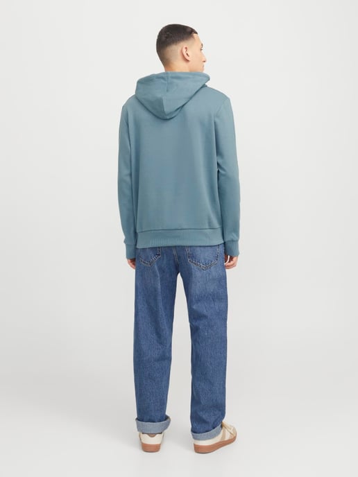 Jack & Jones Hoodies Luke Sweat Hood Blauw - Image 4