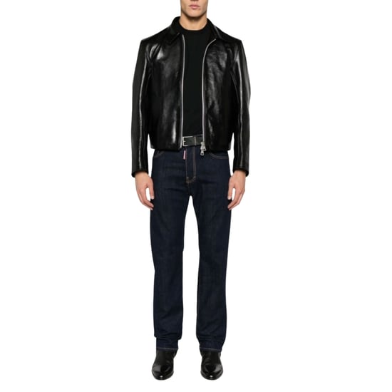Dsquared2 Dark Navy Blue Rinse Wash 642 Jeans - Image 6