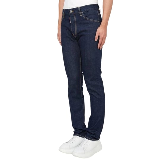 Dsquared2 Dark Navy Blue Rinse Wash Cool Guy Jeans - Image 4