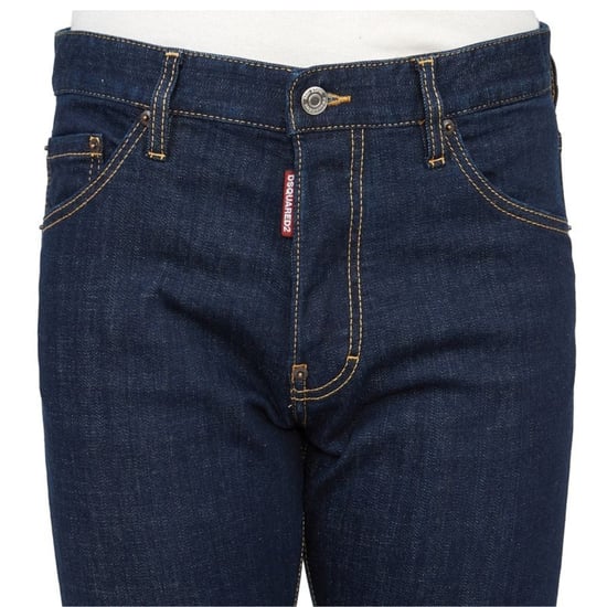 Dsquared2 Dark Navy Blue Rinse Wash Cool Guy Jeans - Image 5