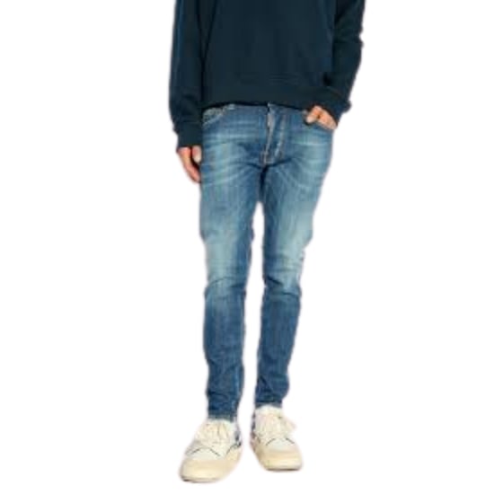 Dsquared2 Navy Blue Easy Wash Super Twinky Jeans - Image 3
