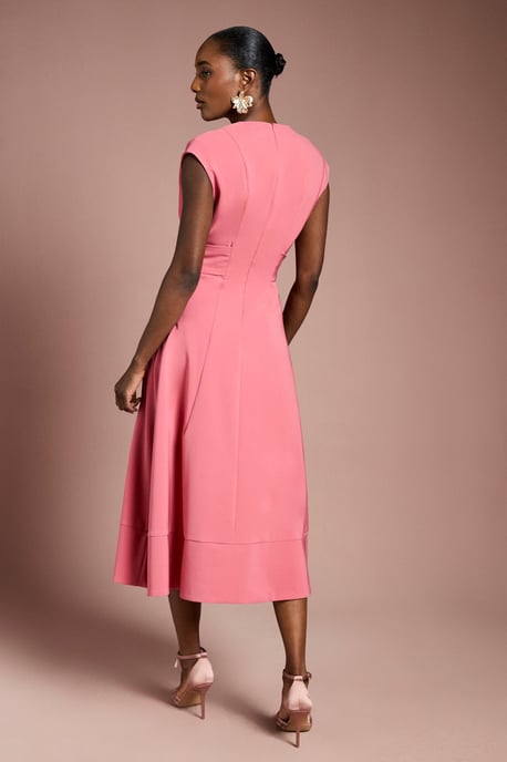 Belted Crepe Dress - Image 3
