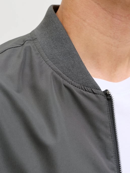 Jack & Jones Jas zomer Mash Bomber Grijs - Image 4