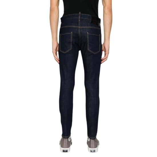 Dsquared2 Navy Blue Skater Denim Jeans - Image 4