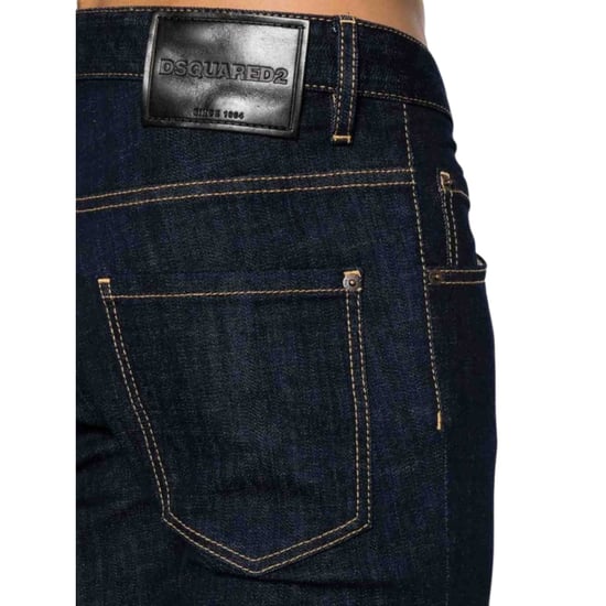 Dsquared2 Navy Blue Skater Denim Jeans - Image 5