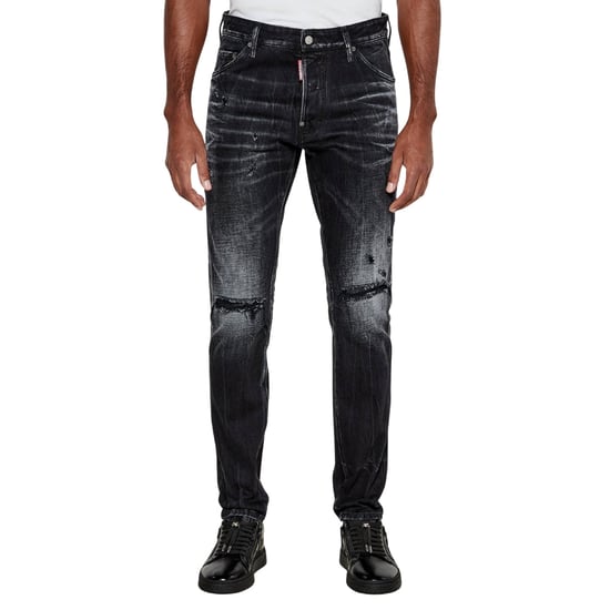 Dsquared2 Zwarte Jeans Met Warp Wash-effect, Coole Gast - Image 3
