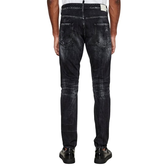 Dsquared2 Zwarte Jeans Met Warp Wash-effect, Coole Gast - Image 4