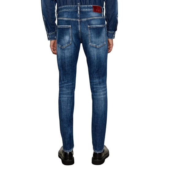 Men's DSquared2 Cool Guy Regular-Fit Jeans in Blue - Image 4