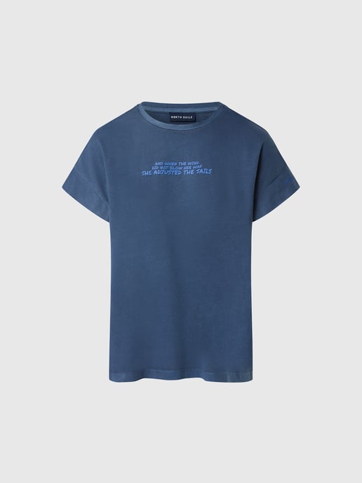 North Sails T-shirt med sloganskrift - Image 3