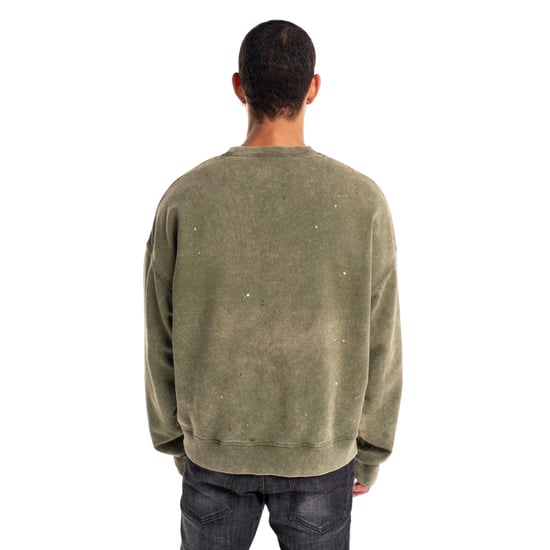 Dsquared2 Bros Est 1964 Design Cypro Fit Militair Groene Sweatshirt - Image 5