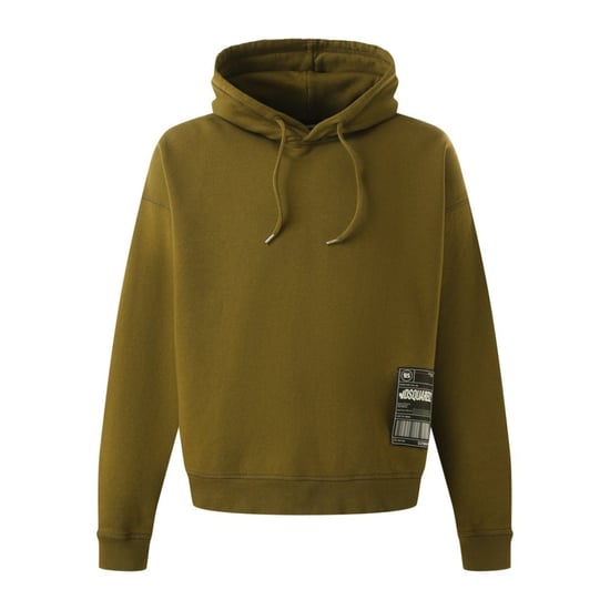 Dsquared2 Patch Design Relaxed Fit Militairgroene Hoodie - Image 1