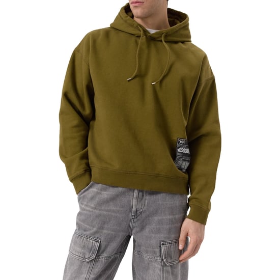 Dsquared2 Patch Design Relaxed Fit Militairgroene Hoodie - Image 2