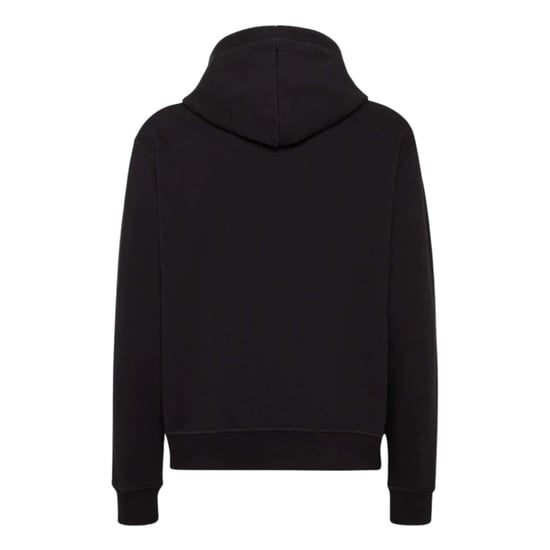 Dsquared2 Maple Leaf Patch Logo Cool Fit Svart Huvtröja - Image 2