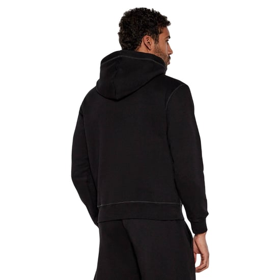 Dsquared2 Maple Leaf Patch Logo Cool Fit Svart Huvtröja - Image 4