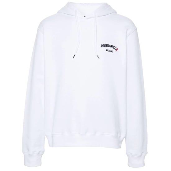 Dsquared2 Small Milano Logo White Hoodie - Image 1