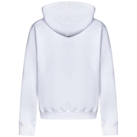 Dsquared2 Small Milano Logo White Hoodie - Image 2