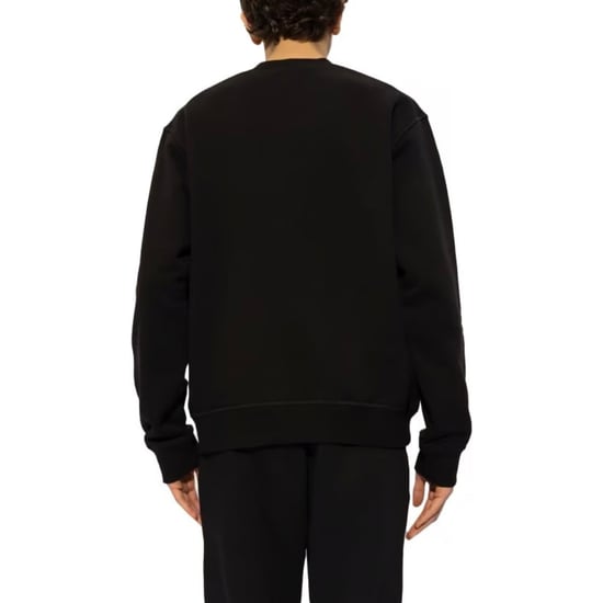 Dsquared2 Red Maple Leaf Logo Black Sweatshirt - Image 4