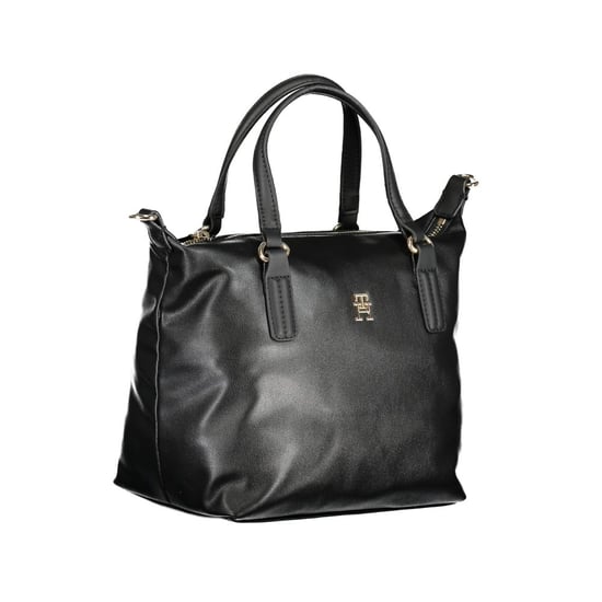 Julia Kleine Tote Zwarte Nylon Handtas - Image 3