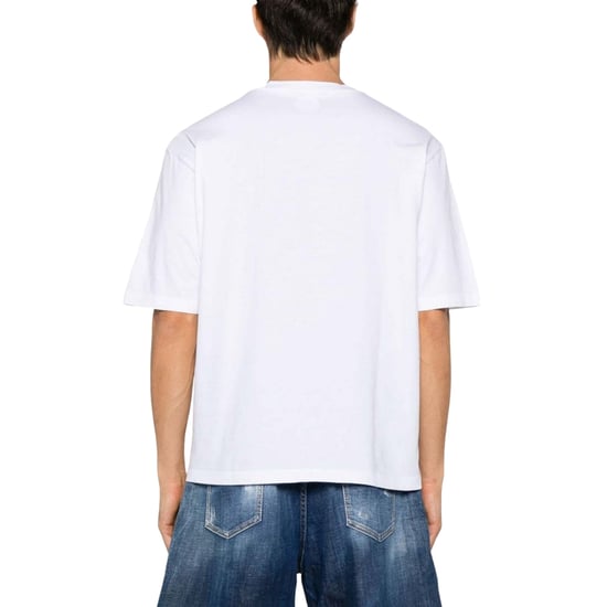 Dsquared2 Bold Logo White T-shirt - Image 4