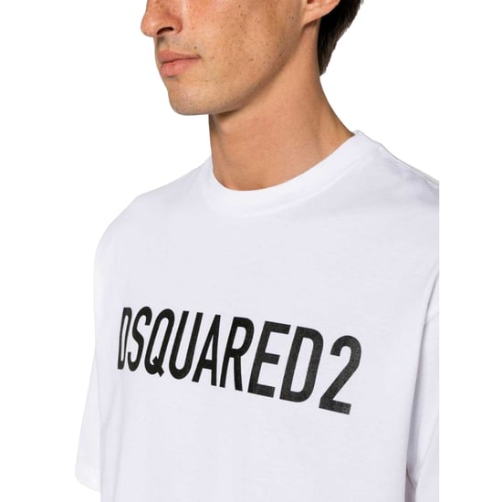 Dsquared2 Bold Logo White T-shirt - Image 5