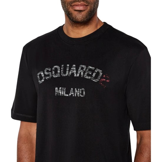 Dsquared2 Milano Logo Zwart T-shirt - Image 5