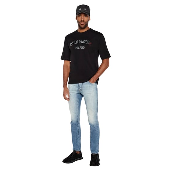 Dsquared2 Milano Logo Zwart T-shirt - Image 6