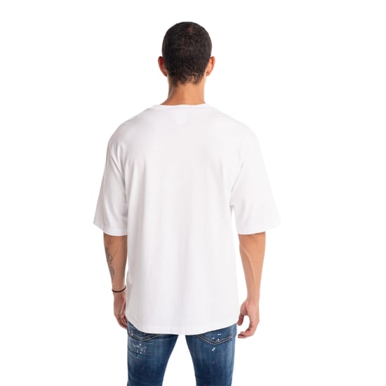 Dsquared2 Bloody Sweat Tears Wit T-shirt - Image 3