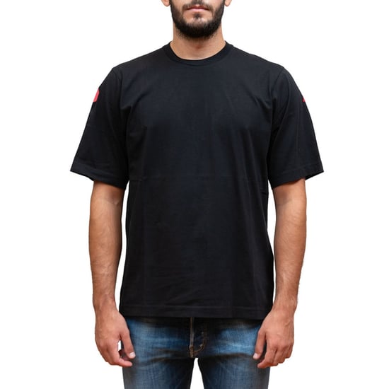 Dsquared2 Large Horror Logo On Back Black T-shirt - Image 4