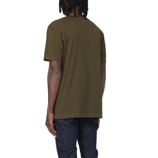 Dsquared2 Militärgrön T-shirt Med Regular Fit Och Gummilogotyp - Image 5