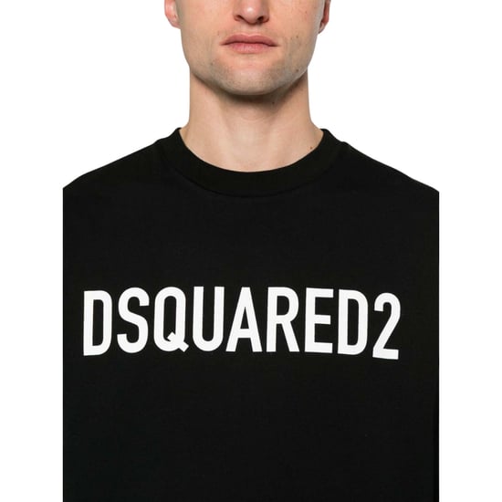 Dsquared2 Bold Logo Black T-shirt - Image 5
