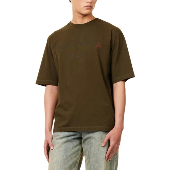 Dsquared2 Milano Logo Military Green T-shirt - Image 2