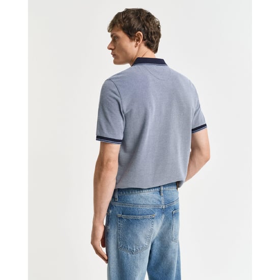 Gant Heren 4-Kleuren Oxford Poloshirt (Marine) - Image 2