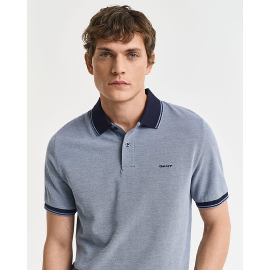 Gant Heren 4-Kleuren Oxford Poloshirt (Marine) - Image 3