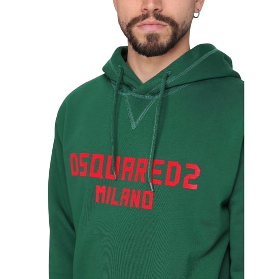 Dsquared2 Milano Logo Grön Träningsoverall - Image 5