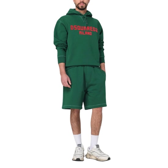 Dsquared2 Milano Logo Grön Träningsoverall - Image 6