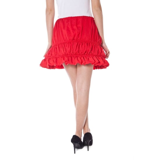 Rode Rimpel Mini Rok - Image 2