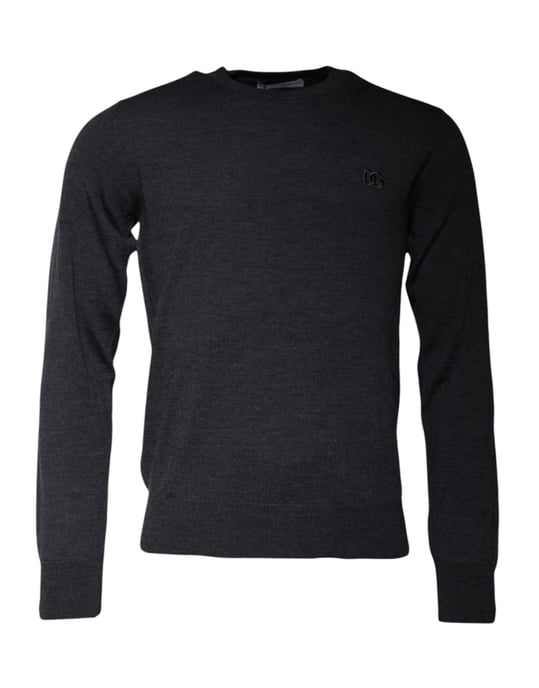 Crew Neck Jumper Classic Knitwear - Image 1