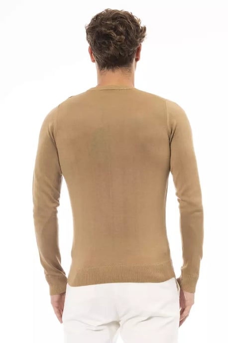 Camel Crew Neck Gebreid Trui Ba23668 - Image 3