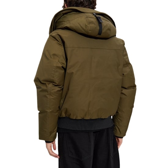 Dsquared2 Techno Down Militair Groene Bomberjack Met Capuchon - Image 3