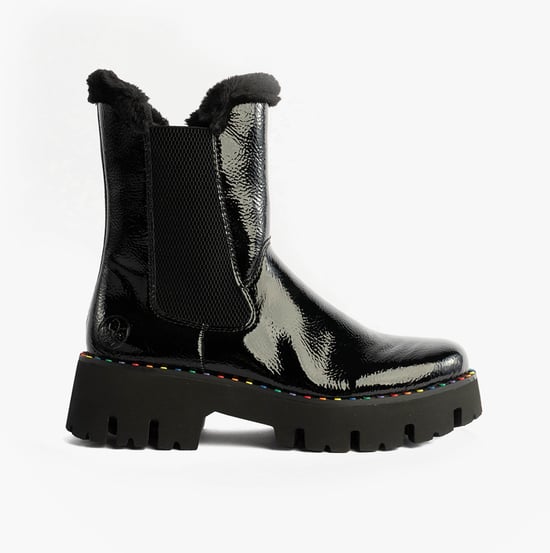 Rieker Y3350-00 Womens Boots Black - Image 1