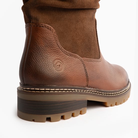 Remonte D0b80-24 Womes Side Zip Ankle Boots Brown - Image 6
