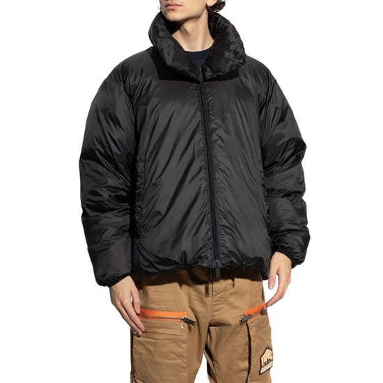 Dsquared2 Plain Black Puffer Jacket - Image 2