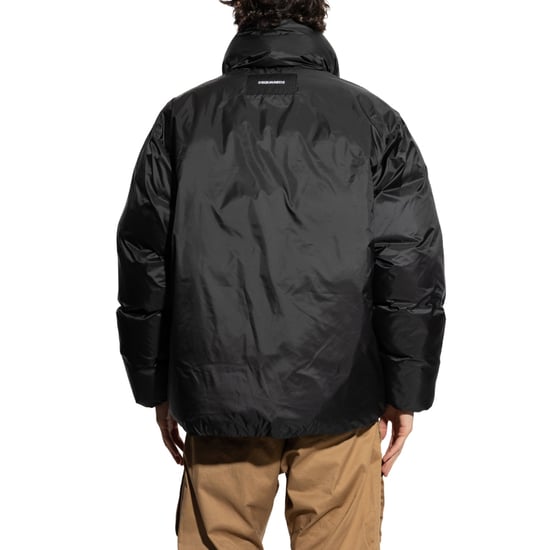 Dsquared2 Plain Black Puffer Jacket - Image 3