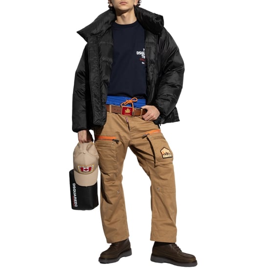 Dsquared2 Plain Black Puffer Jacket - Image 4