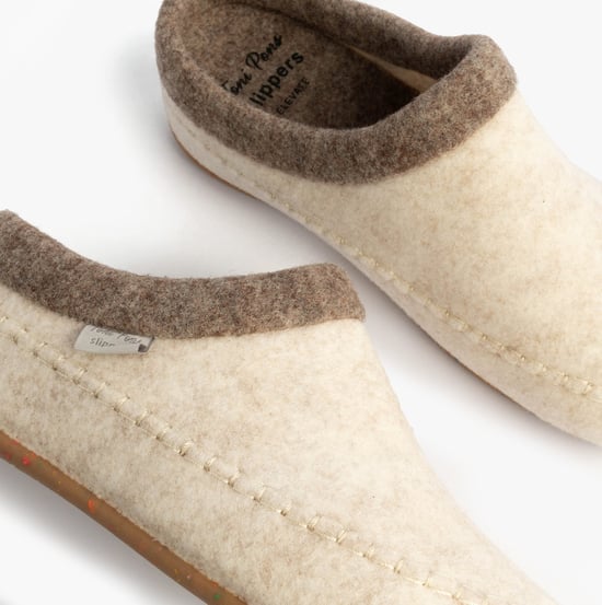 Toni Pons Albons Womens Wedge Mule Slippers Beige - Image 6